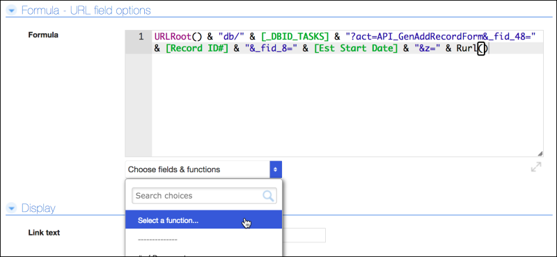 Using Formulas in Quickbase